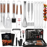 Yoehka carry bag front view showing organized grill kit for easy transport