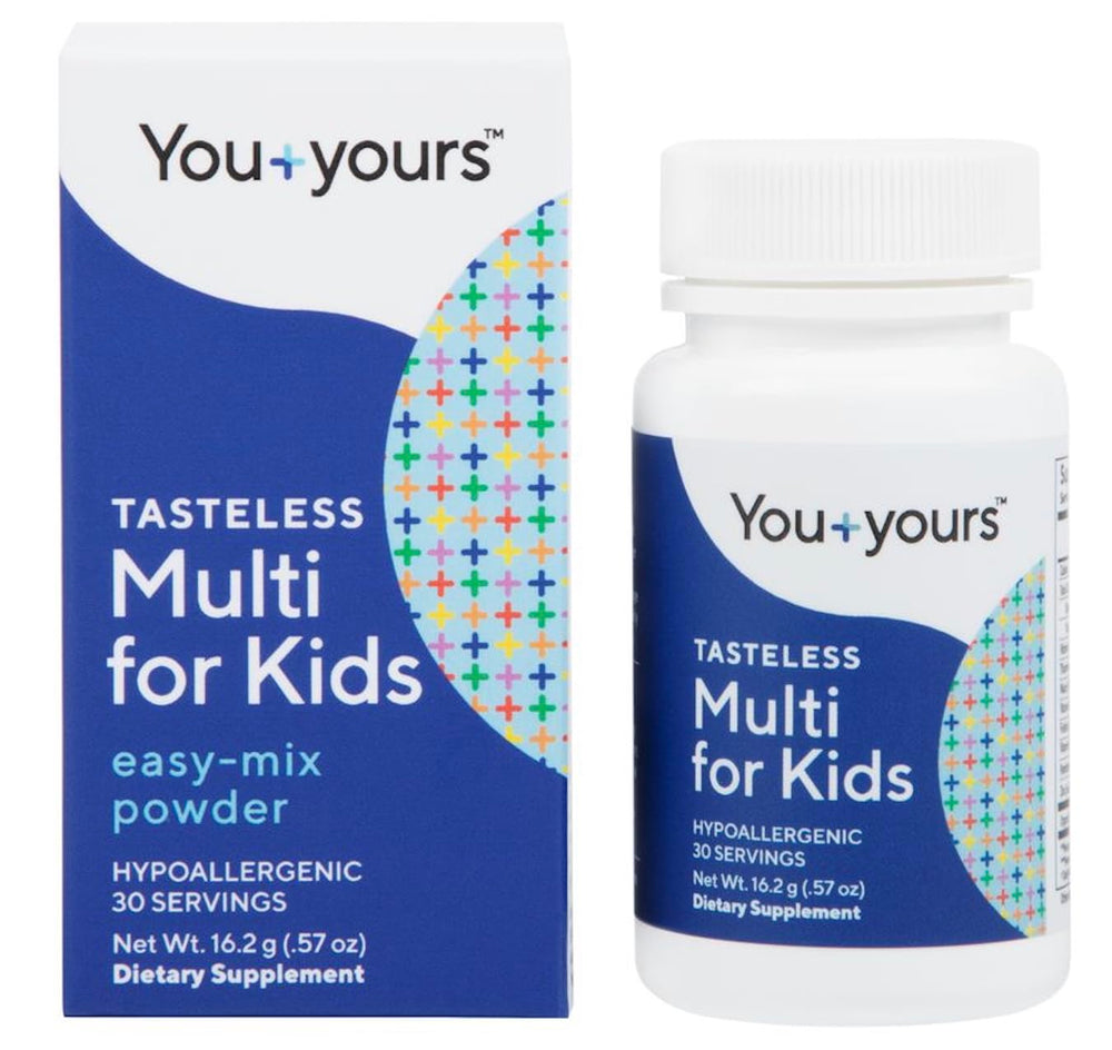 You+yours envase frontal mostrando diseño y sin sabores, facilita confianza
