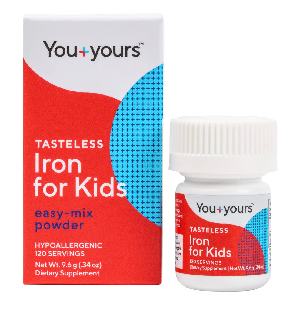 You+yours envase frontal claro que muestra dosis y beneficios