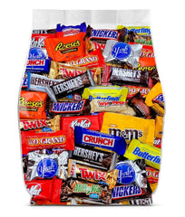 Yummy Chew frente del empaque mostrando la bolsa de 2 lb y variedad