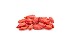 Yupik bayas de goji en tazón de cereal añadiendo sabor y color