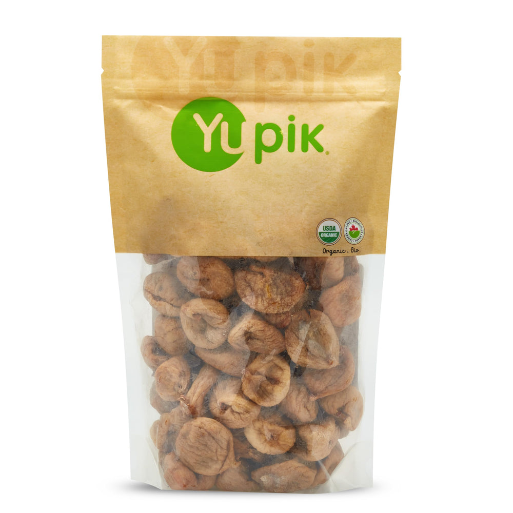 Yupik front packaging showing whole dried figs and certifications for quick choice