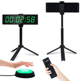 YZ temporizador vista frontal con pantalla LED grande y legible