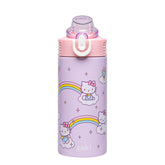 Zak Designs botella Hello Kitty vista frontal con diseño atractivo y fácil agarre