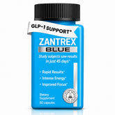 Zantrex frasco 60 cápsulas mostrado al frente y beneficio de energía