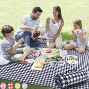 ZAZE blanket front spread showing full 80x80 size and comfortable seating