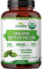 Zazzee frasco frontal mostrando diseño y cantidad, confianza y valor