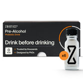 ZBiotics front packaging showing single-dose bottle and easy-carry benefit