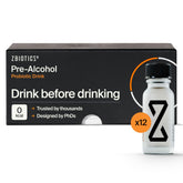 ZBiotics front packaging showing single-serving bottle and brand clarity benefit
