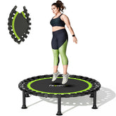 zcmhaxj front view of trampoline showing stable frame and brand benefit