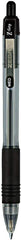 Zebra Pen primer plano de la punta 1.0 mm mostrando trazo preciso y fluidez