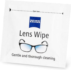 ZEISS limpieza de gafas en uso para acabado sin rayas