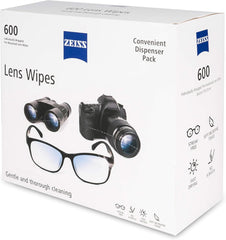 ZEISS toallita desplegada mostrando textura ultra-suave para limpieza segura