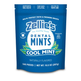 Zellie's front packaging showing cool mint label and 540 count for long-lasting supply