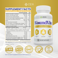 Zen Nutrients etiqueta con información nutricional visible, facilita elección informada