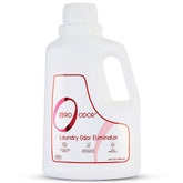 Zero Odor botella frontal 64oz mostrando etiqueta y beneficio eliminación de olores