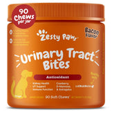 Zesty Paws front packaging showing jar and count for convenient storage