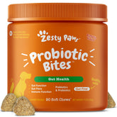 Zesty Paws front packaging showing pumpkin 90ct for easy identification and convenience