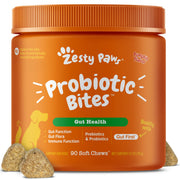 Zesty Paws front packaging showing pumpkin 90ct for easy identification and convenience