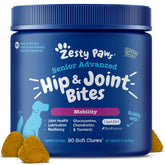 Zesty Paws front packaging shows product and benefits for easy recognition