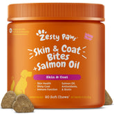 Zesty Paws front packaging showing jar and benefits