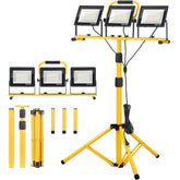 Zetunlo front view showing three LED heads and even bright coverage for work areas