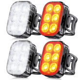 zewdov front headlight close-up showing bright beam and enhanced road visibility