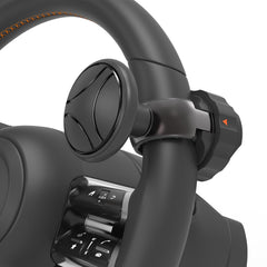 Zeyitian vista frontal del pomo instalado, mejora el control del volante