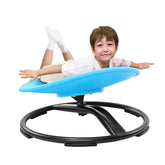 Zhenx front view of swivel seat showing ergonomic shape and stability benefit