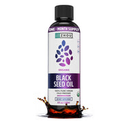 ZHOU botella frontal mostrando diseño y puro aceite orgánico
