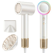 Zibtes front view of white dryer showing sleek design and fast drying benefit