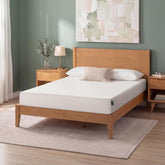 Zinus full mattress front view shows medium-firm support and clean design