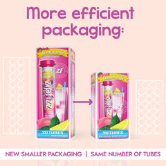 Zipfizz sobre individual abierto listo para mezclar, práctico y portátil