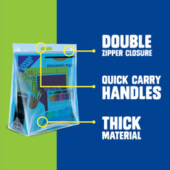 Ziploc bolsa llena en armario, optimiza espacio y visibilidad del contenido