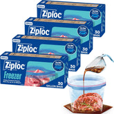 Ziploc frente del empaque mostrando cantidad y diseño para ahorro