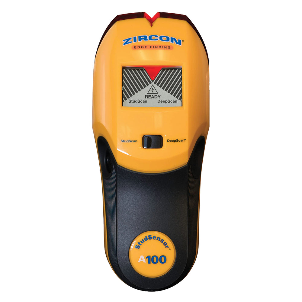 Zircon A100 frente del dispositivo mostrando controles y pantalla para montaje seguro