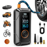 Ziweo front view compact inflator shows portable design and easy transport