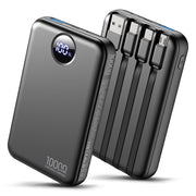 Zmmyuluo power bank front view showing compact design and branding for easy portability
