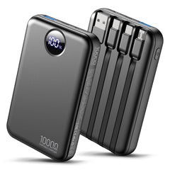 Zmmyuluo power bank front view showing compact design and branding for easy portability