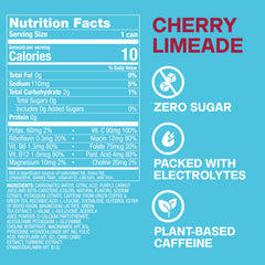 ZOA lata Cherry Limeade abierta lista para beber y dar energía