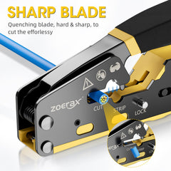 ZOERAX herramienta en mano que ilustra agarre ergonómico confortable