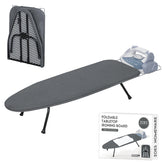 ZOES HOMEWARE front view of tabletop ironboard showing compact design and stability