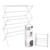 ZOES HOMEWARE tendedero frontal mostrando estructura estable y carga segura