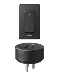 Zoiinet enchufe remoto frontal mostrando diseño compacto y ahorro de esfuerzo
