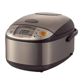 Zojirushi ns-tsc10 front view showing controls and compact design for convenient cooking