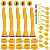 Zoolowua kit frontal con cinco picos amarillos y accesorios, instalación rápida