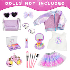 ZQDOLL primer plano del tejido de falda y camiseta, calidad y durabilidad