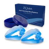 ZQuiet blue starter pack front view showing compact packaging and clarity