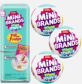 ZURU frigorífico frontal con diseño realista y puerta funcional, ideal para colecciones