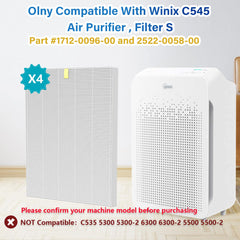 ZYZCBXZC instalación del filtro en purificador Winix C545 para cambio rápido sin herramientas
